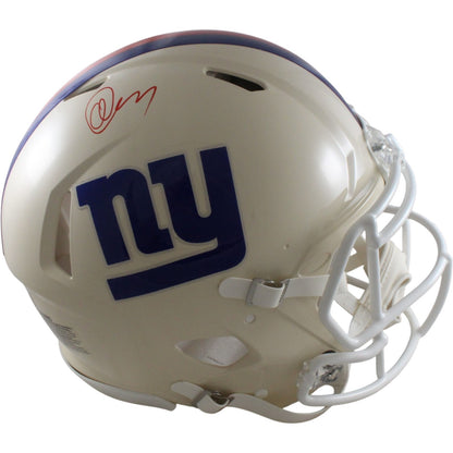 Abdul Carter Signed New York Giants Full Size Authentic Retro Helmet