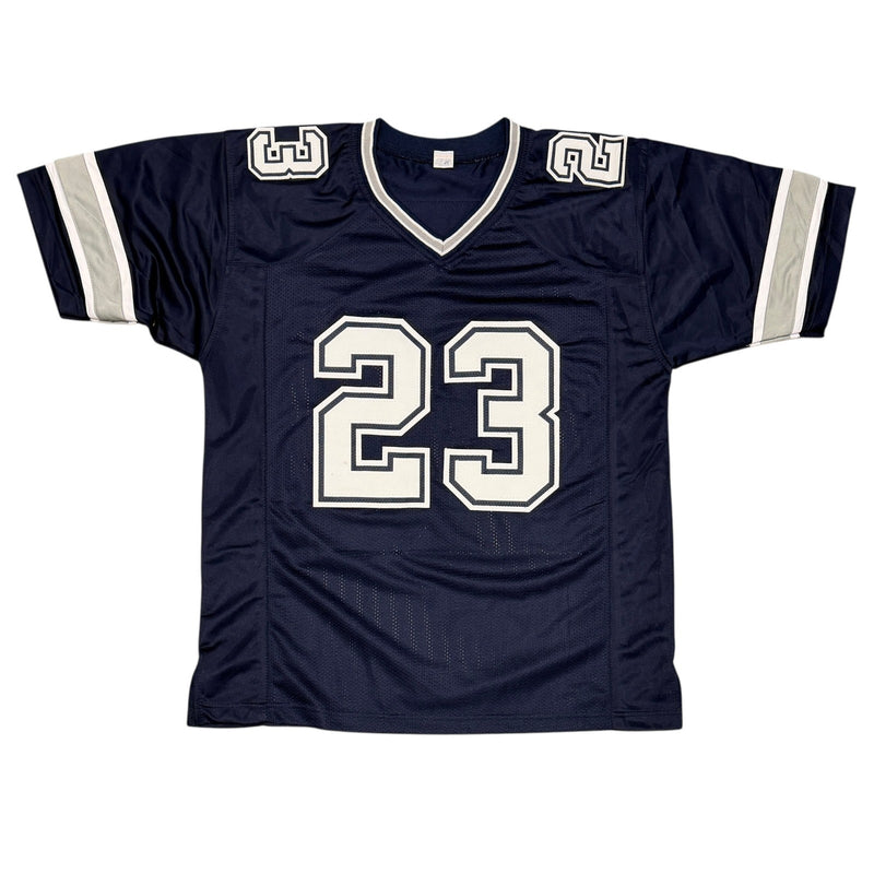 Rico Dowdle Signed Dallas Cowboys Custom Jersey Inscribed "We Dem Boyz!"