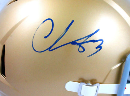 Chase Claypool Signed Notre Dame Fighting Irish Full Size Speed Helmet
