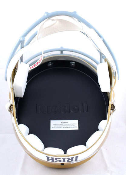 Sean Astin Signed Notre Dame Fighting Irish Full Size Speed Helmet - Black