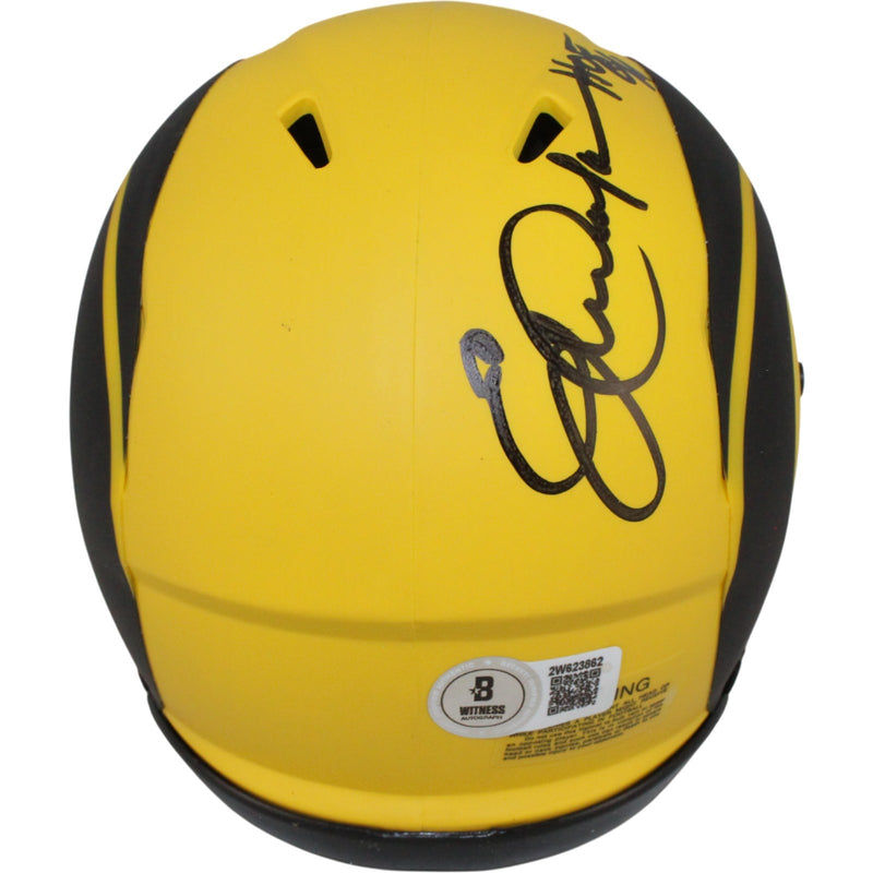 Eric Dickerson Signed Los Angeles Rams Rave Speed Mini Helmet (Beckett COA)