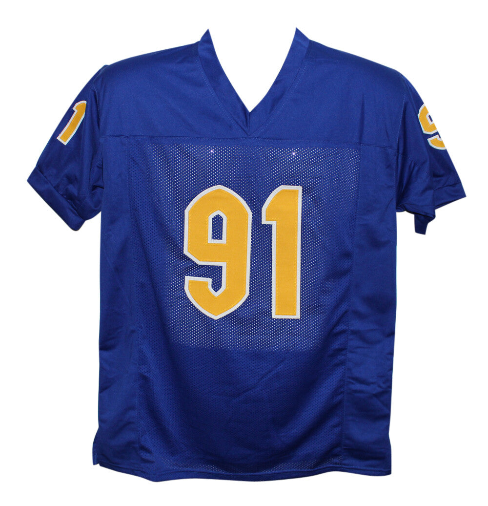 Patrick Jones Pittsburgh Panthers Autographed Custom Blue Jersey (BAS)