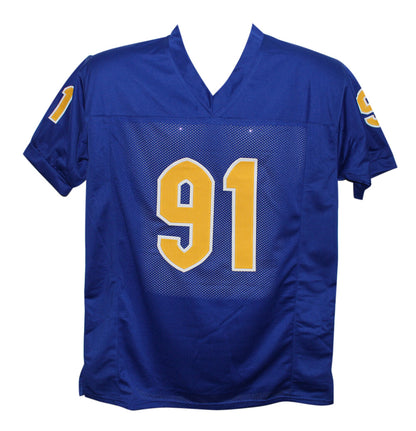 Patrick Jones Pittsburgh Panthers Autographed Custom Blue Jersey (BAS)