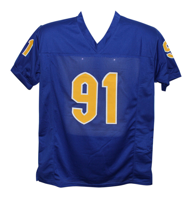 Patrick Jones Pittsburgh Panthers Autographed Custom Blue Jersey (BAS)