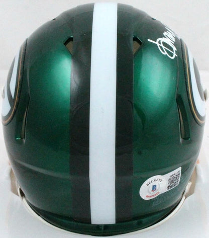 Dorsey Levens Signed Green Bay Packers Flash Speed Mini Helmet