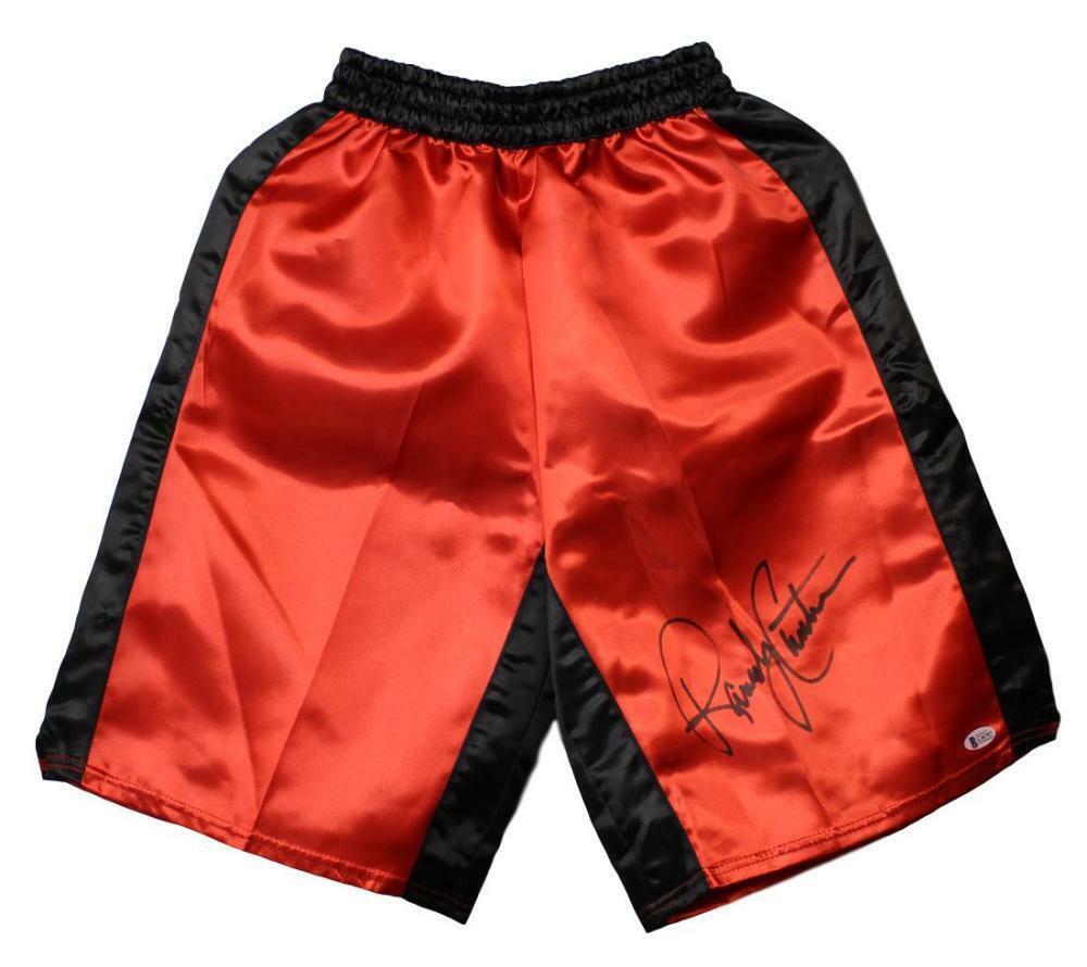 Randy Couture Signed UFC MMA Red Trunks (Beckett)