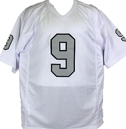 Shane Lechler Autographed White Custom Football Jersey