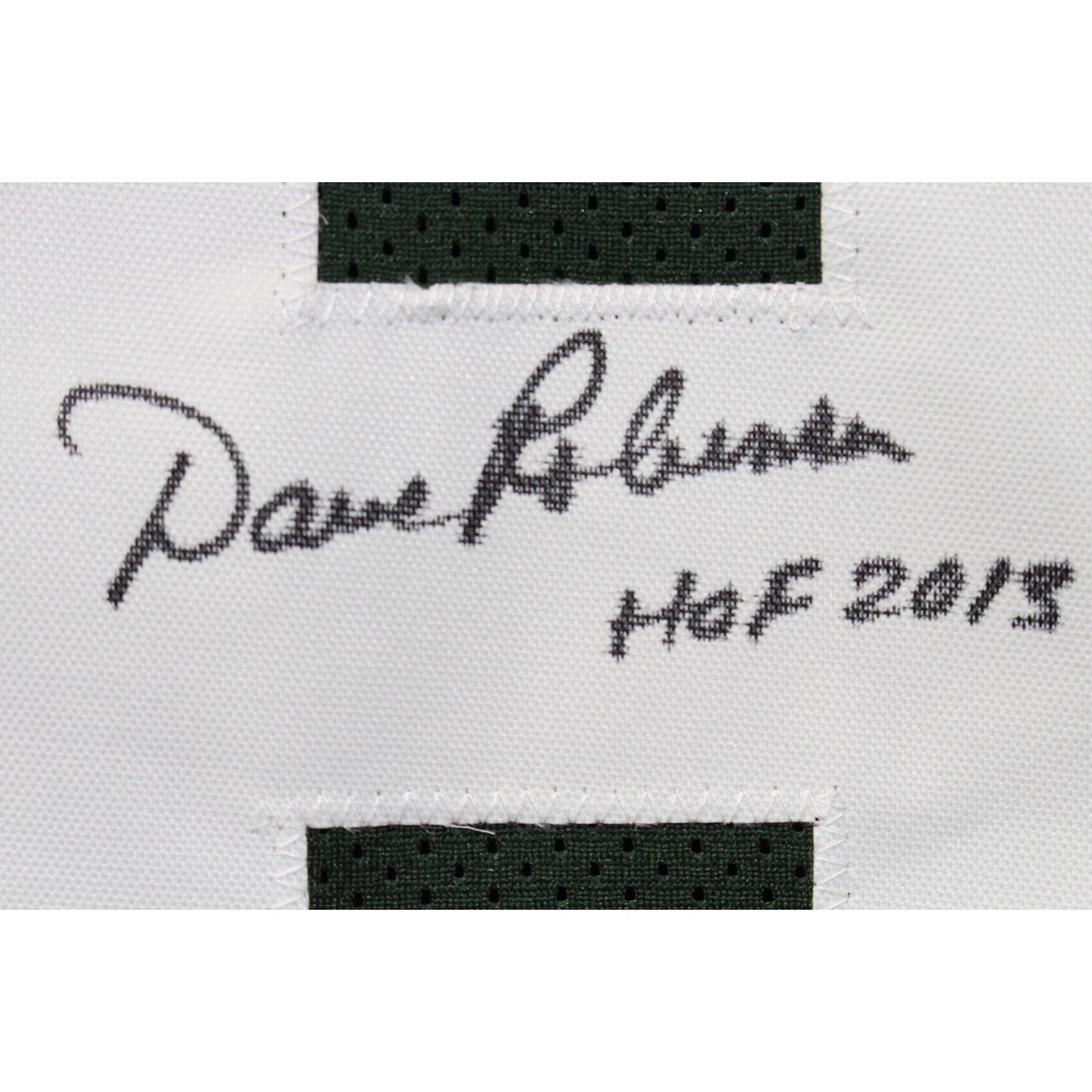 Dave Robinson Autographed Green Pro Style Jersey
