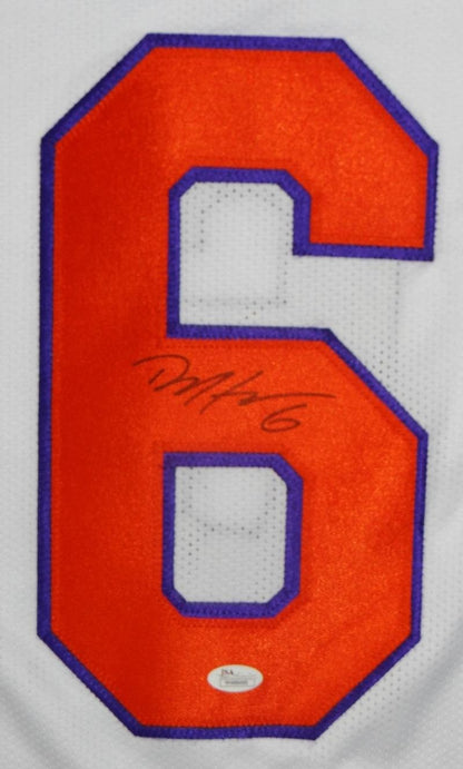 Deandre Hopkins Signed White College Style Jersey