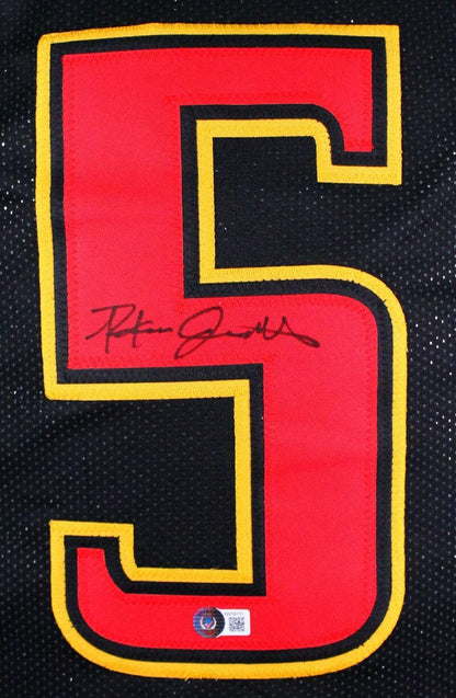 Rakim Jarrett Autographed Black Custom Football Jersey