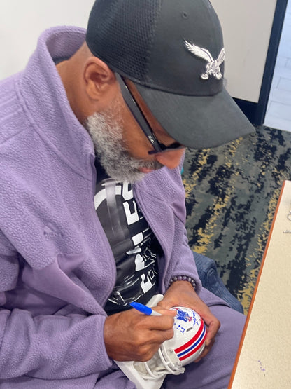 Irving Fryar Signed New England Patriots Throwback Mini Helmet (#1 Pick)