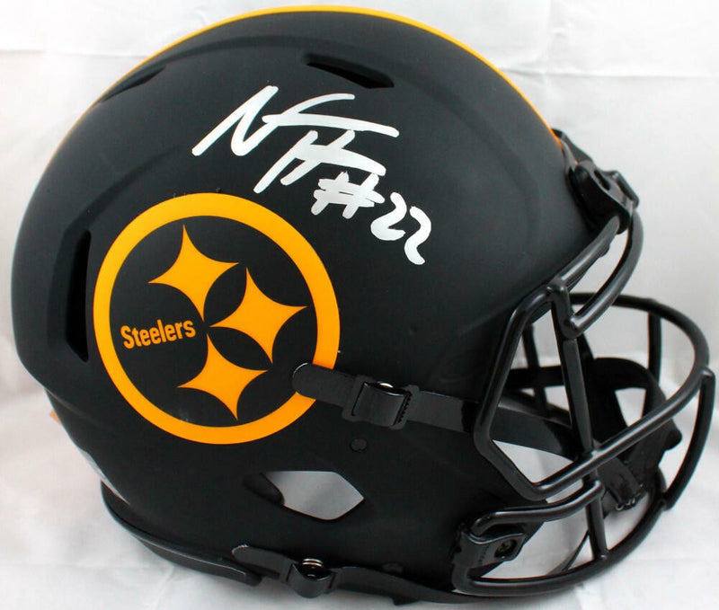 Najee Harris Signed Pittsburgh Steelers Full Size Eclipse Authentic Helmet