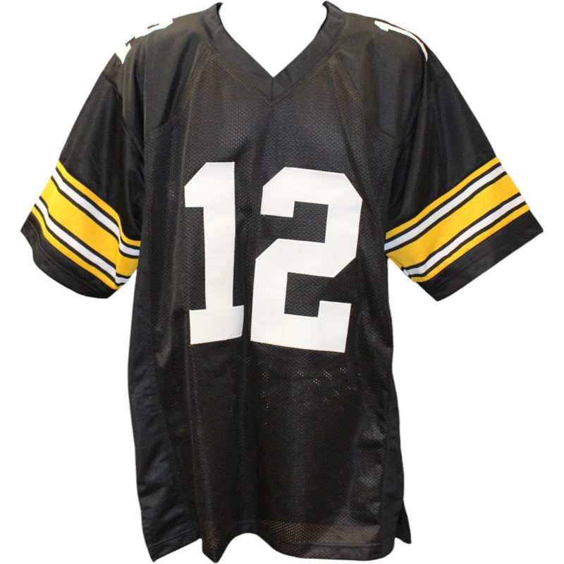 Terry Bradshaw Autographed Black Pro Style Football Jersey