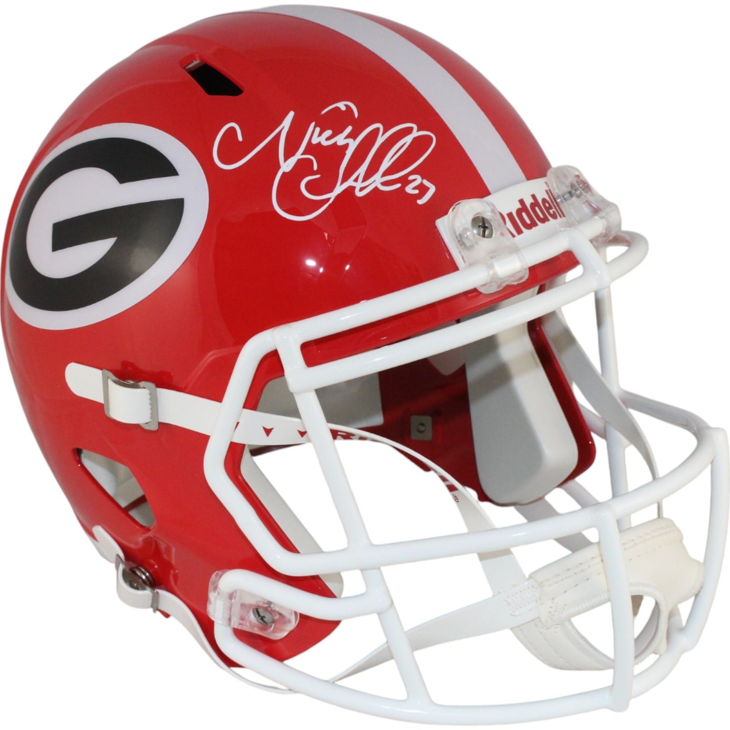 Nick Chubb Signed Georgia Bulldogs Full Size Replica Speed Helmet