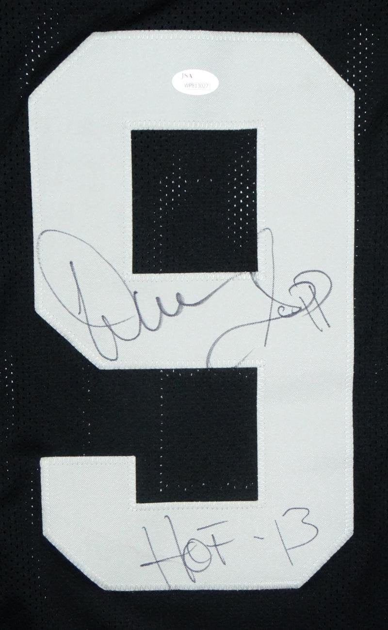 Warren Sapp Signed Black Custom Football Jersey (HOF Inscription)