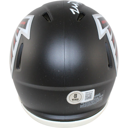 Michael Penix Jr. Signed Atlanta Falcons Mini Helmet Beckett BAS