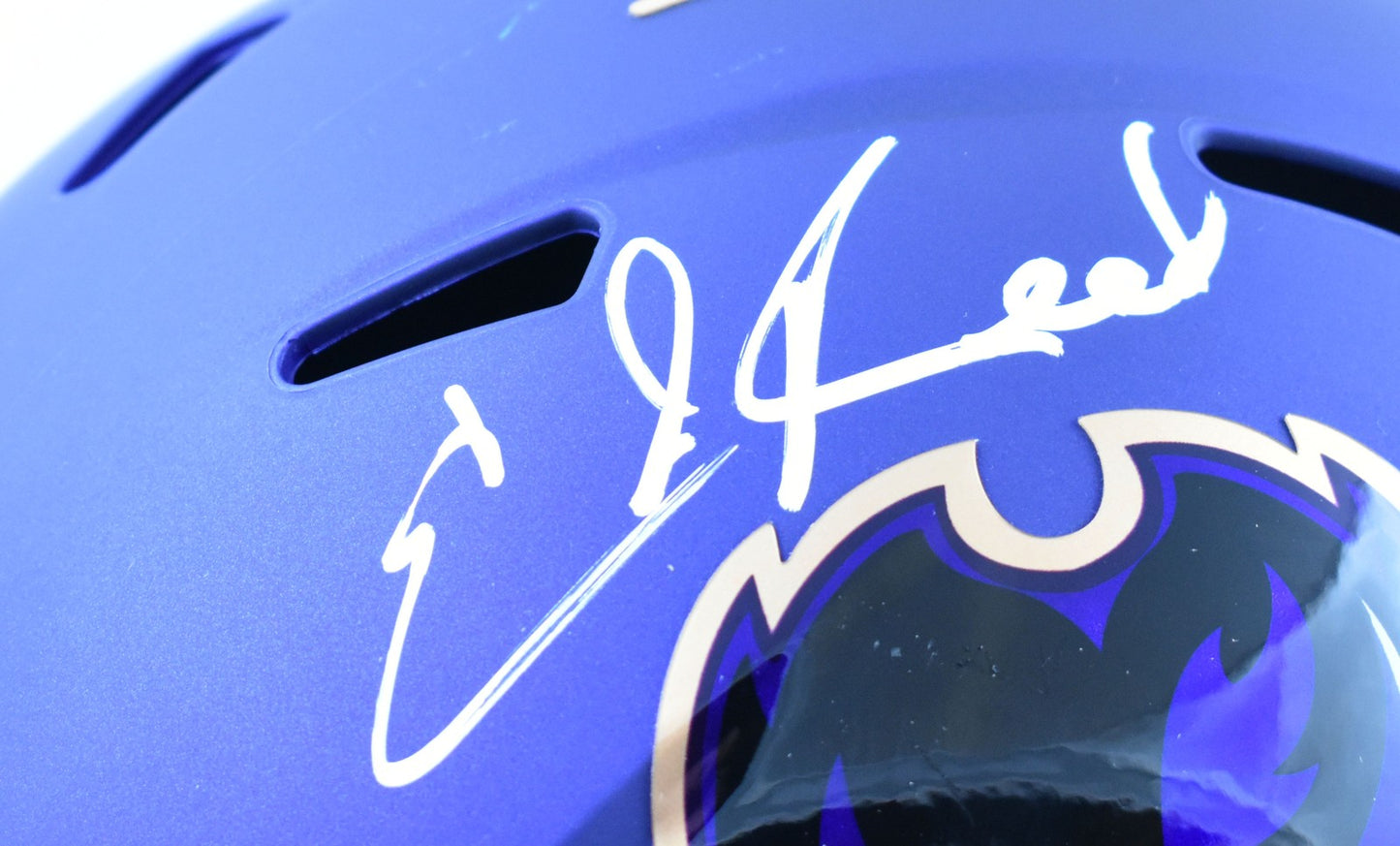 Ray Lewis & Ed Reed Signed Baltimore Ravens 2024 Alternate Speed Helmet
