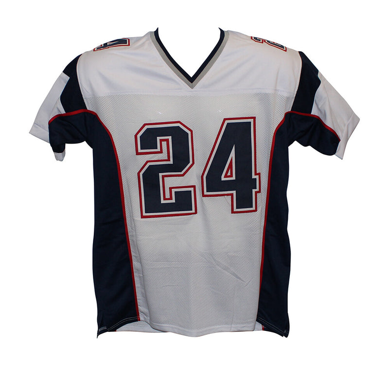 Ty Law Signed New England Patriots Custom Football Jersey BAS