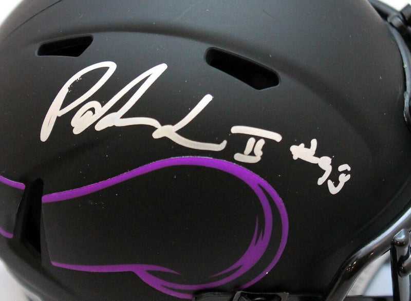 Patrick Jones Autographed Minnesota Vikings Eclipse Speed Mini Helmet