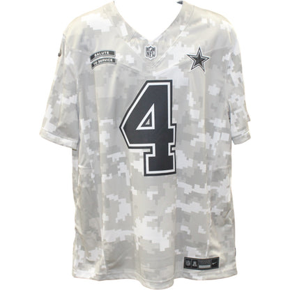 Dak Prescott Dallas Cowboys Autographed Nike Arctic Camo Jersey