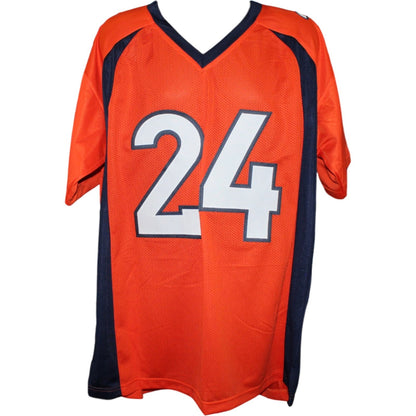 Champ Bailey Autographed Denver Broncos Orange Jersey