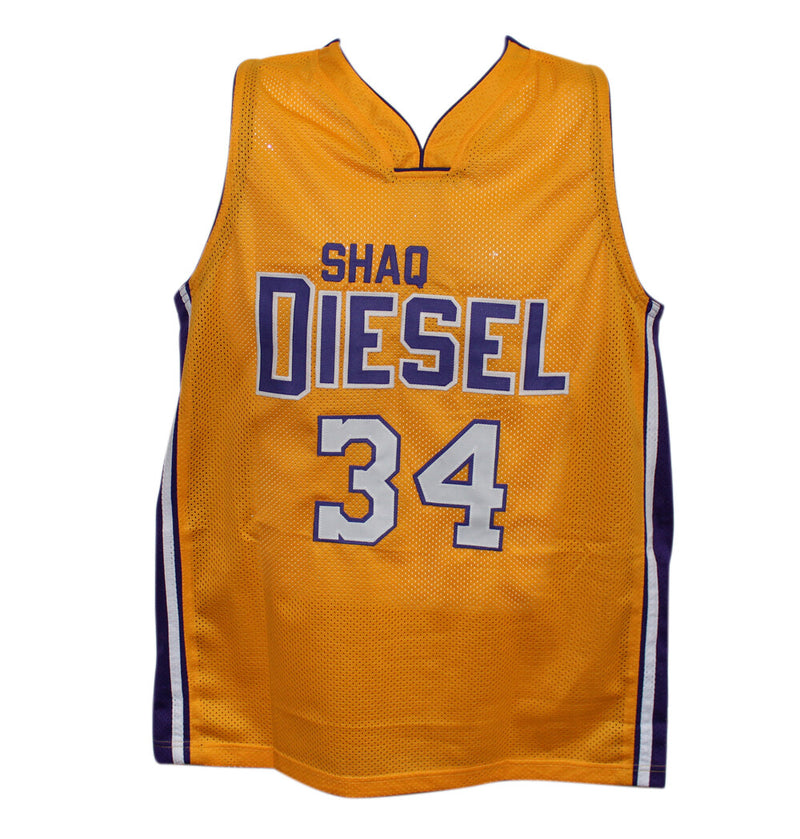 Shaquille O'Neal Autographed Yellow Custom Pro Style Jersey