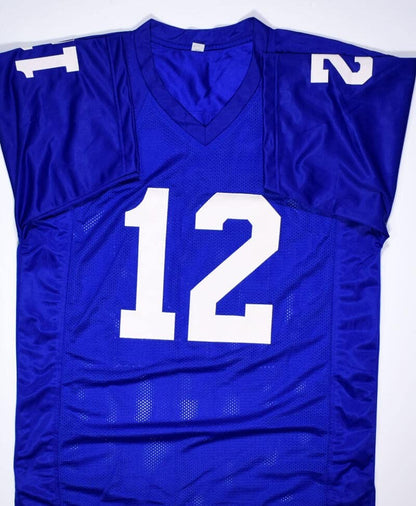 Steve Smith Signed New York Giants Blue Custom Jersey - SB Champs