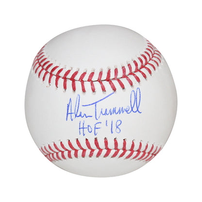 Alan Trammell Signed Detroit Tigers Baseball with "HOF" Inscription BAS