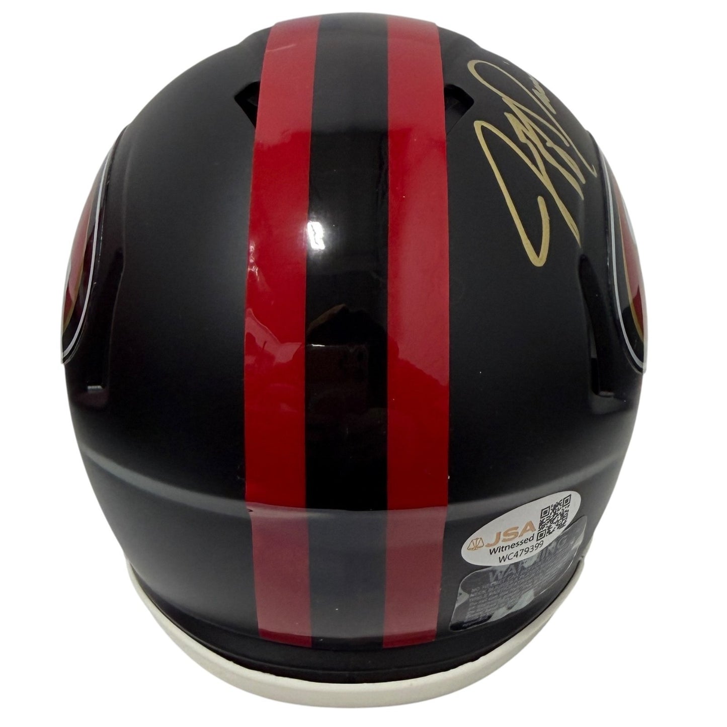 Jeff Garcia San Francisco 49ers Signed Rivalries Mini Helmet JSA
