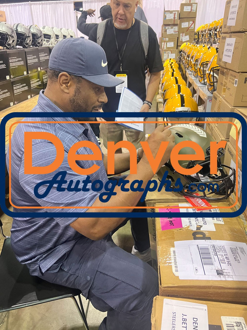 Jerome Bettis Signed Pittsburgh Steelers STS Authentic Full Size Helmet