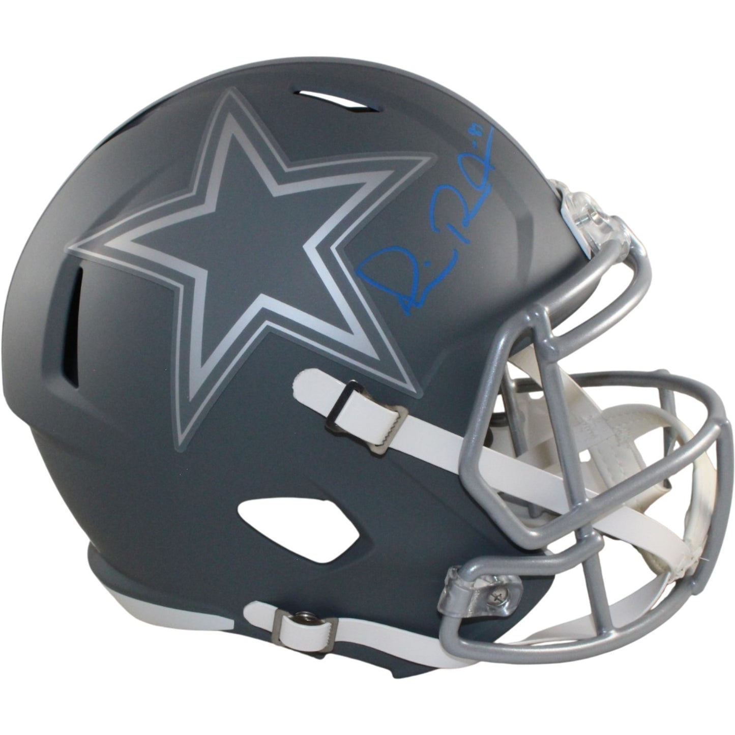Michael Irvin Signed Dallas Cowboys Full Size Slate Helmet