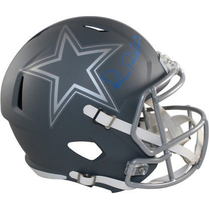 Michael Irvin Signed Dallas Cowboys Full Size Slate Helmet
