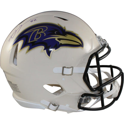 Ray Lewis Signed Baltimore Ravens Authentic Throwback Helmet