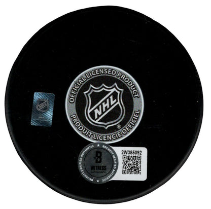 Billy Smith Signed New York Islanders Puck - 4x Stanley Cup Champ Inscribed