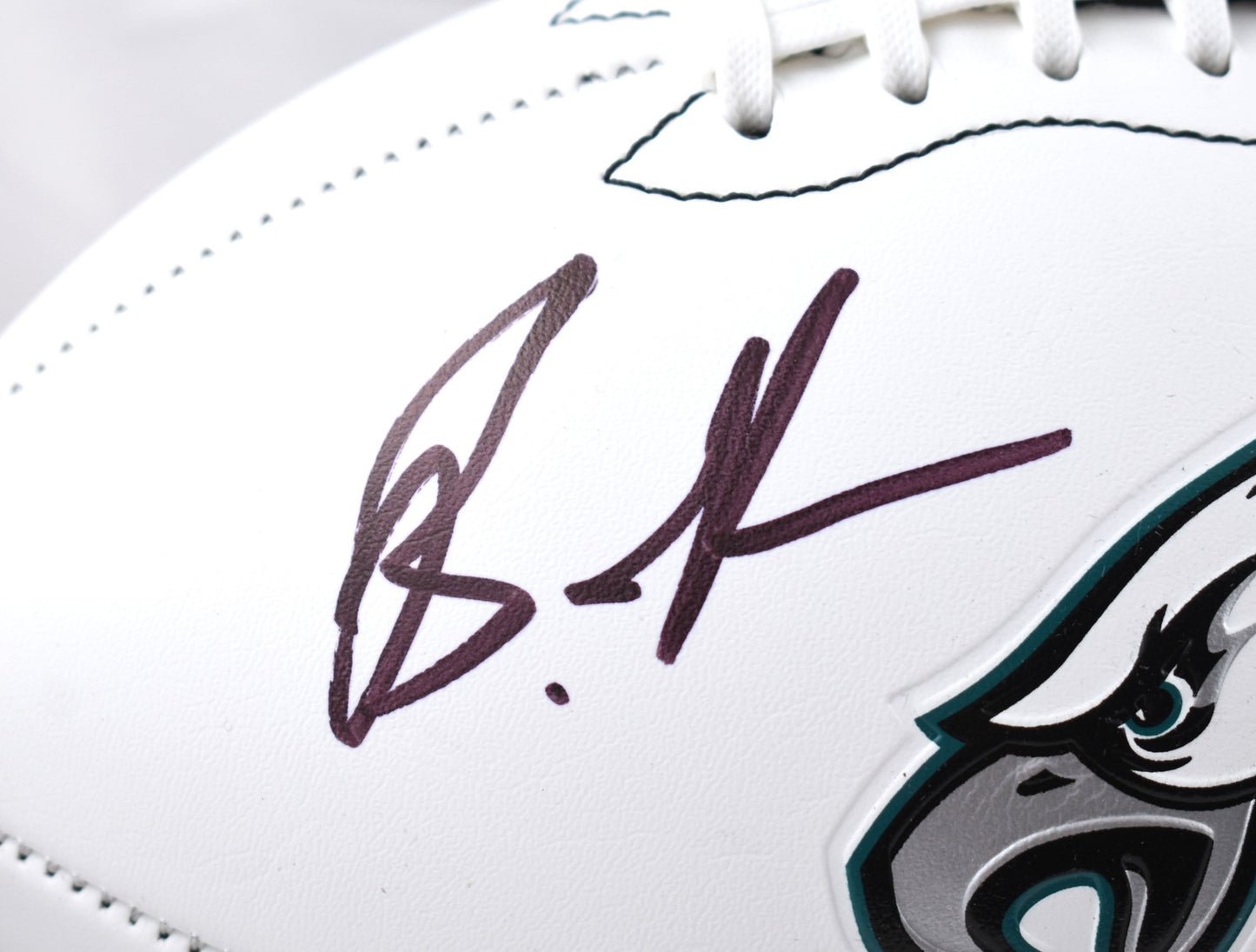 Brandon Graham Signed Philadelphia Eagles Logo Football