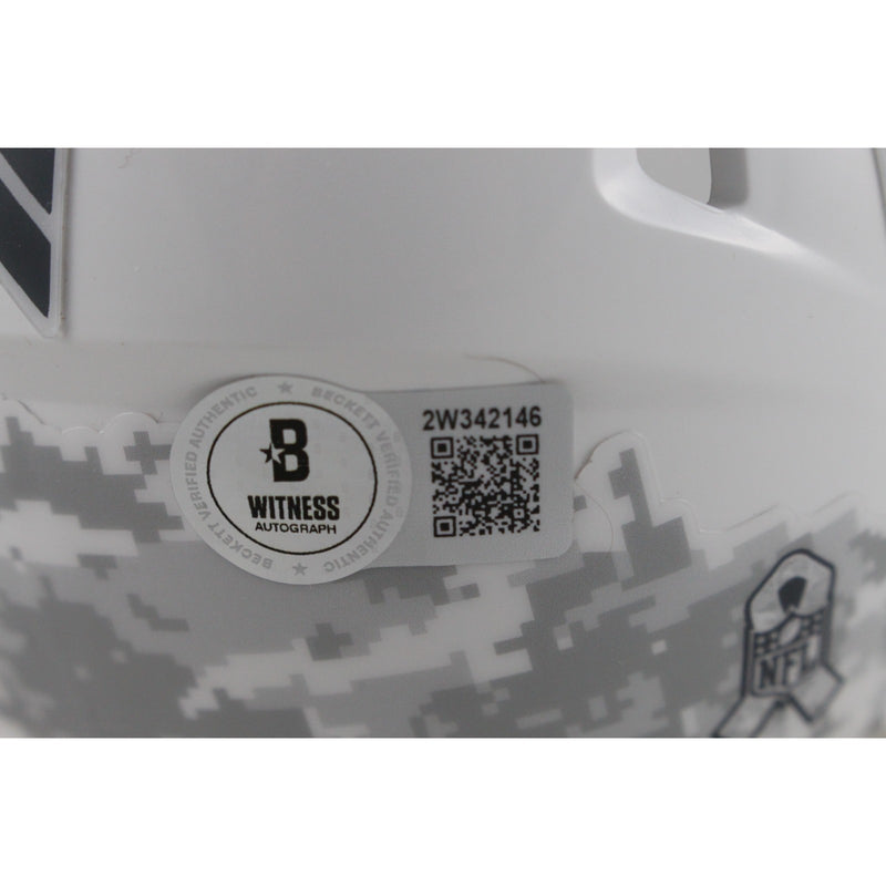 Lawrence Taylor Signed New York Giants 2024 Salute to Service Mini Helmet