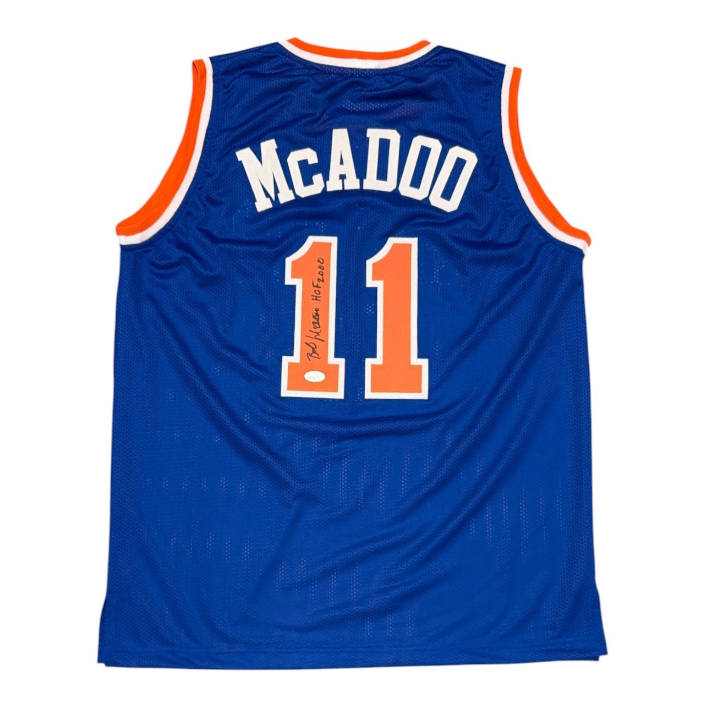 Bob McAdoo Signed New York Knicks Custom Jersey