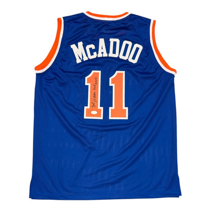 Bob McAdoo Signed New York Knicks Custom Jersey