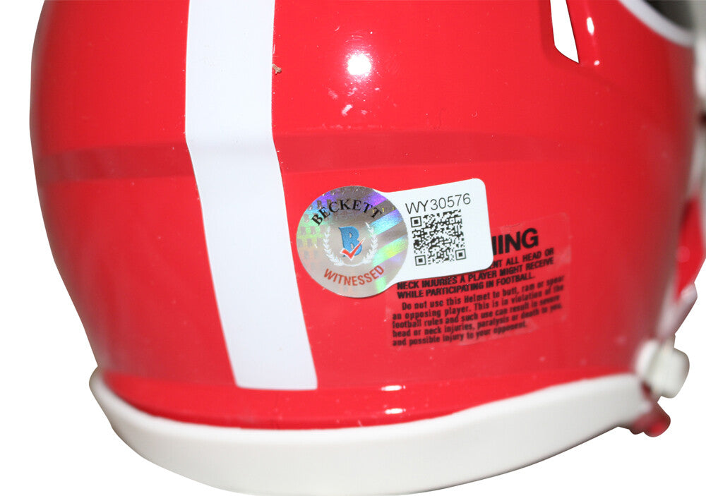 Quay Walker Autographed Georgia Bulldogs Speed Mini Helmet