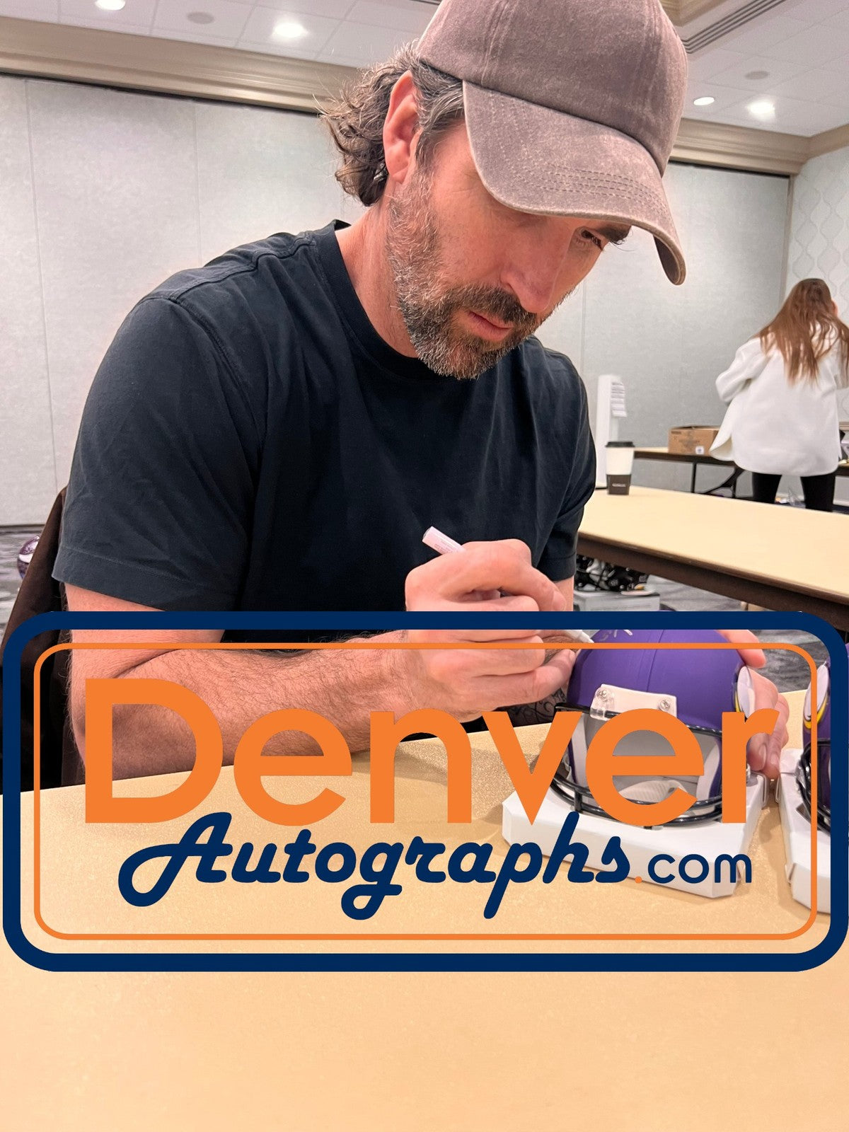Jared Allen Minnesota Vikings Autographed VSR4 Mini Helmet HOF Inscribed