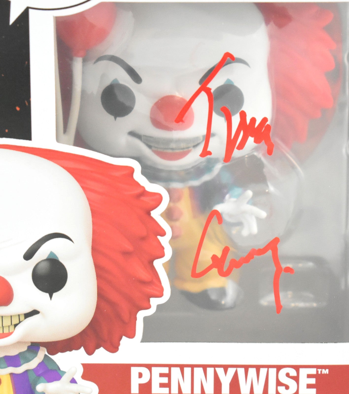 Tim Curry Signed Pennywise IT Funko Pop #1834