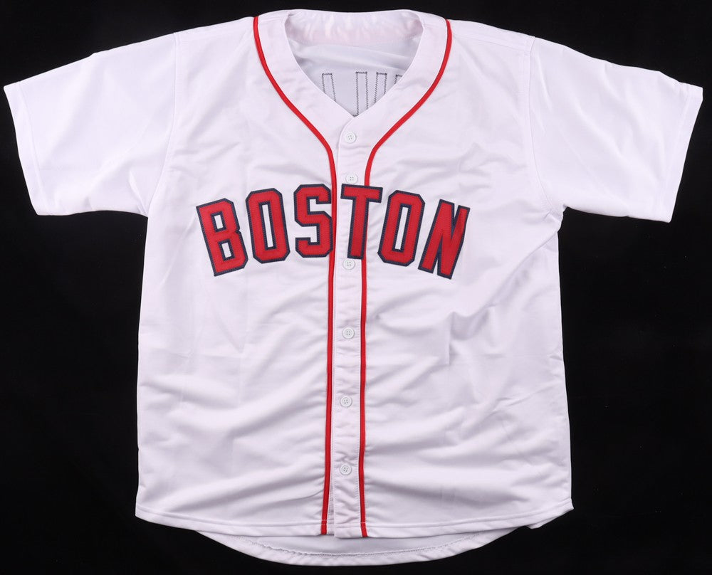 Curt Schilling Signed Boston Red Sox White Custom Jersey