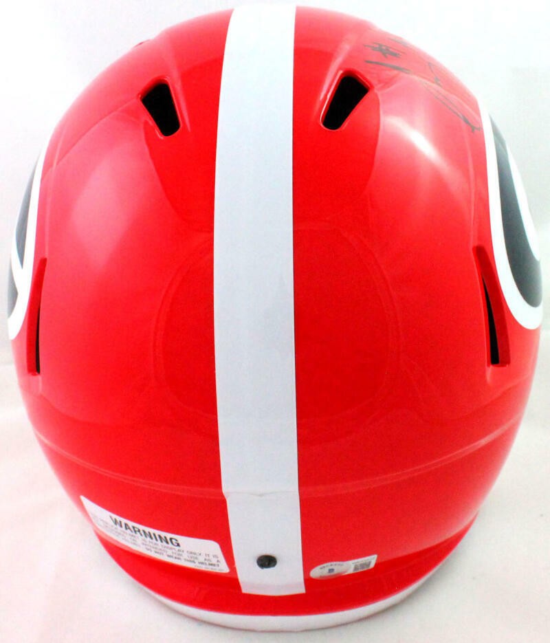 Sony Michel Autographed Georgia Bulldogs Full Size Speed Helmet - Black