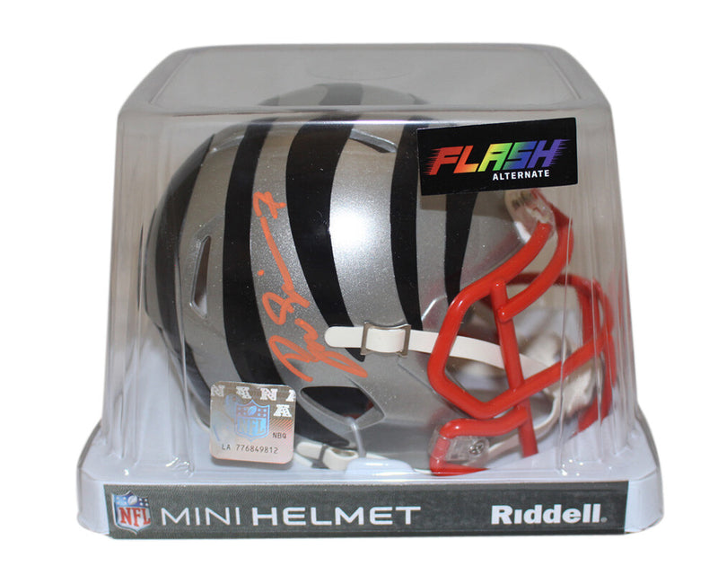 Boomer Esiason Cincinnati Bengals Signed Flash Speed Mini Helmet Beckett