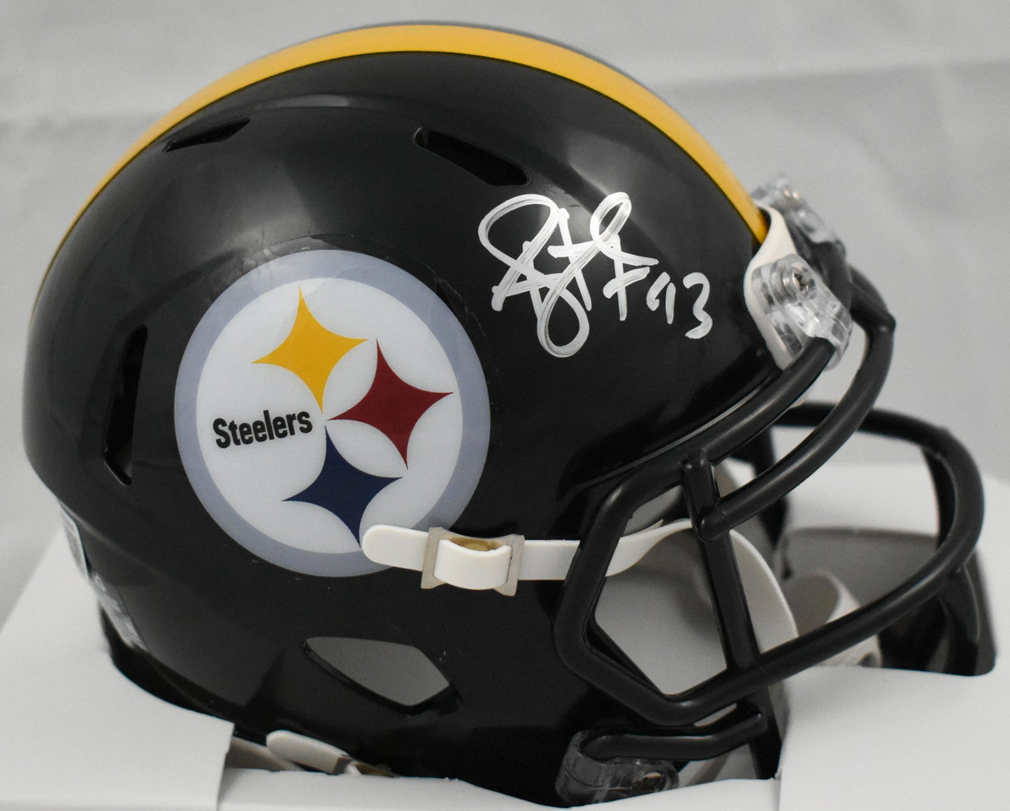 Troy Polamalu Autographed Pittsburgh Steelers Speed Mini Helmet