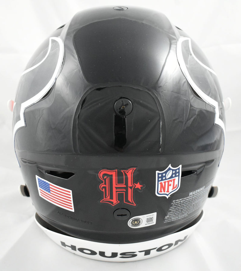Nico Collins Signed Houston Texans Full Size Speedflex Helmet