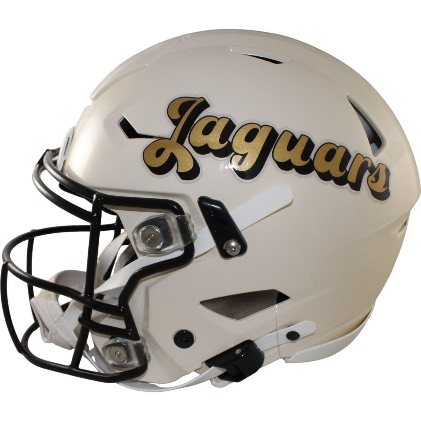 Travis Hunter Autographed Jacksonville Jaguars Retro SpeedFlex Full Size Helmet