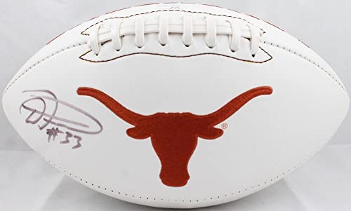 D'Onta Foreman Autographed Texas Longhorns Logo Football