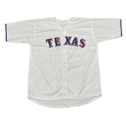Rafael Palmeiro Signed Texas Rangers Custom Jersey Beckett COA