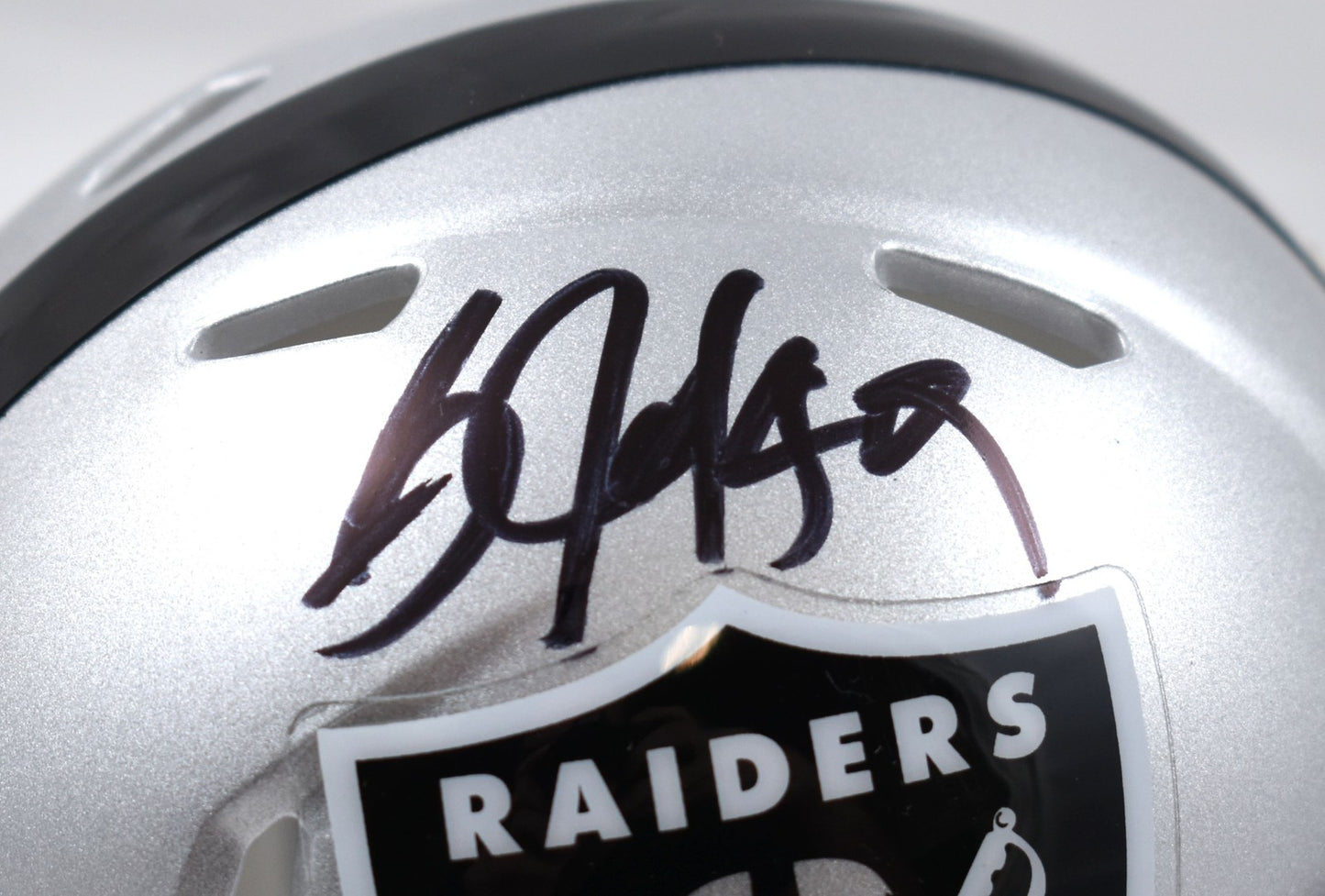 Bo Jackson Signed Las Vegas Raiders Speed Mini Helmet